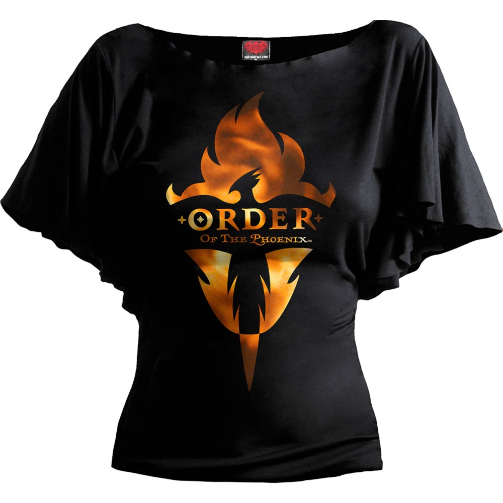 Spiral Harry Potter - Order of the Phoenix Top - Schwarz